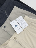 [unisex] Chino Two-Tuck Long Wide Pants