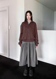 POCKET LINE COTTON SKIRT