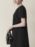 Rib Cut Button Long One Piece