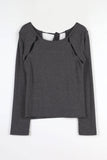 Ribbon Slit T-shirt