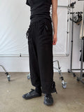 STRING CARGO ANKLE PANTS