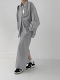 Shimmer Stripe Overfit Shirt