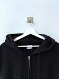 Lea hood zip-up knit vest