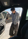 Suss grunge check shirt