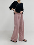 [summer] Planning cargo banding wide pants