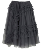Tulle Layered Long Skirts