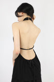 Halter back string sleeveless