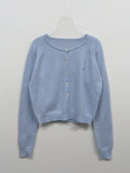 Sugar Symbol Round Neck Cardigan