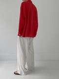 Kinder Linen Wide Banding Pants