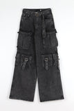 Fuse pocket black denim