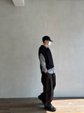 Over Hood Knit Vest