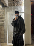 Pigment Washing Boxy Hoodie