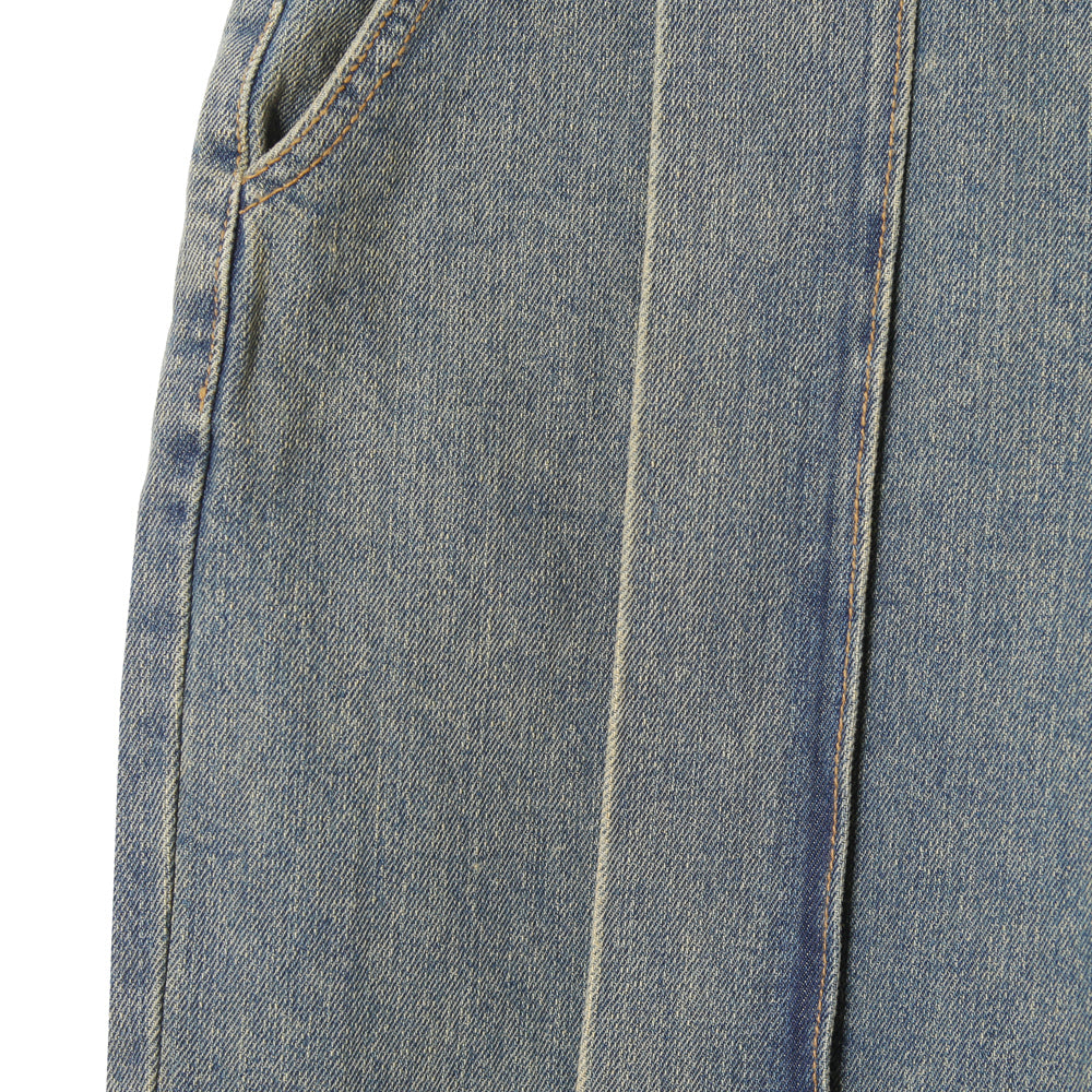 【KOOLOSET】Front Pintuck Bijo Denim KOOLOSET (クロゼット) - フロントピンタックビジョデニム