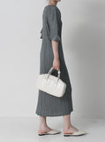 [Premium] Issey Pleats Kabra Sleeve Long One Piece