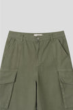 Vintage Washed Cargo Bermuda Pants