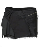 Asymmetrical Layered Mini Skirt