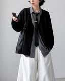 Art V-neck Balloon Cardigan