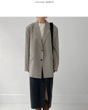 Stripe Single Overfit Blazer