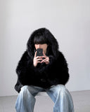 Balian Wolf Fur Jacket