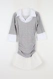 Timmy pleated collar one piece