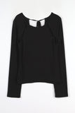 Ribbon Slit T-shirt