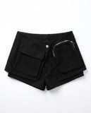 CARGO WRAP SKIRT PANTS