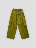 Double Crease Big Pocket Wide Pants