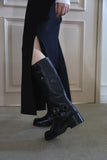 Dublin shirring long skirt
