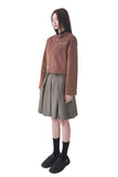 CROP SUEDE RIDER JACKET