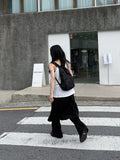 FRILL SLEEVELESS MINI ONEPIECE