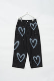 Heart Spray Cargo Pants