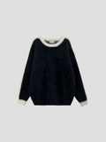 Chrome Angora Track Knit