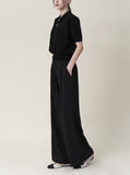 Woody Collar Linen Knit