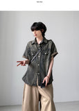 Nozuka Denim Half Shirt