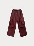 Slay big pocket straight corduroy pants