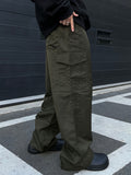 Vintage Washed Nylon Cargo Pants