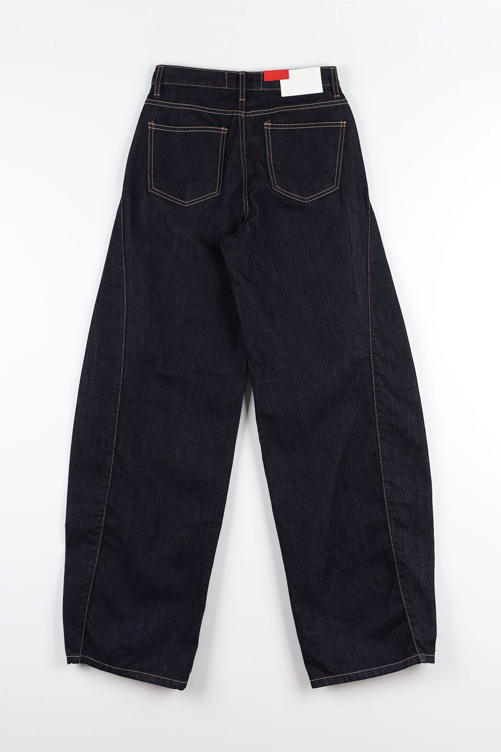 ノンフェードインディゴのストレートデニム、ブラック KURO＞ FADED INDIGO STRAIGHT DENIM/フェード インディゴ
