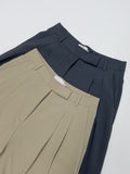 Log High Waist Wide Slacks