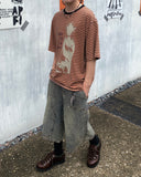 Vintage Double Knee Bermuda Banding Denim
