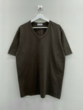 Basic V-neck Cotton Short Sleeve