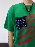USA flag summer knit