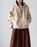 Mongle Fleece Hood Zip-Up