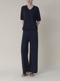 [Premium] Whole Garment Linen Wool Sophie Set-Up Knit