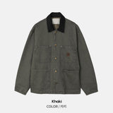 Quadra Pocket Pigment Collar Work Jacket