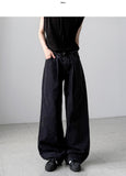 Oboe Pintuck Wide Denim