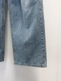 Two-Tuck Medium Washed Denim
