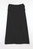 Tie banding long skirt