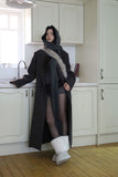 Odd knit hood muffler