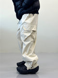 Dea Zipper Wide Cargo Pants