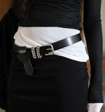 Double two chain belt